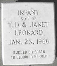 Infant Son  Leonard