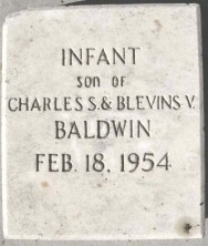Infant Son  Baldwin