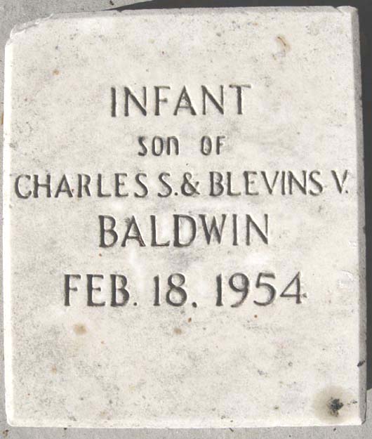 Infant Son Baldwin
