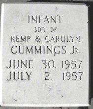 Infant Son  Cummings