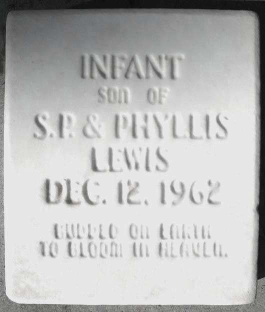 Infant Son Lewis