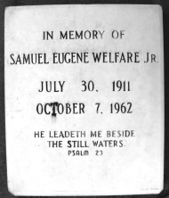 Samuel Eugene Welfare