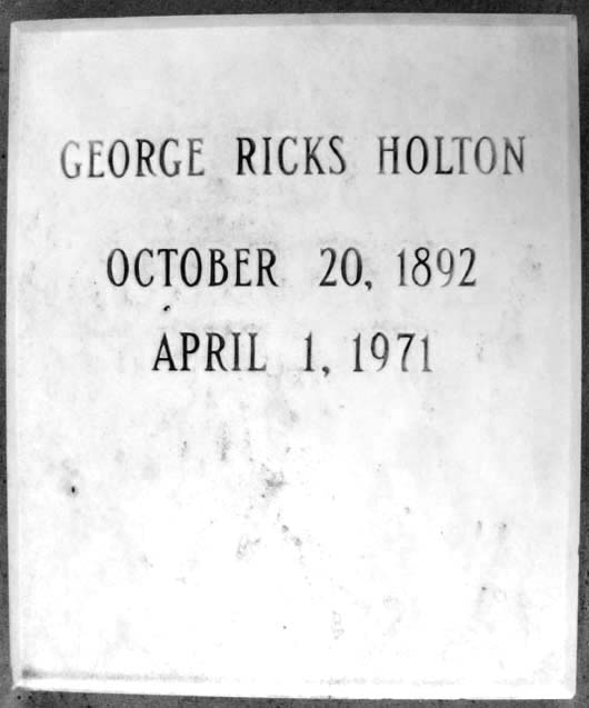 George Ricks Holton