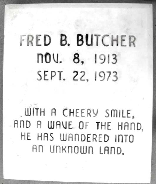 Fred Bahnson Butcher