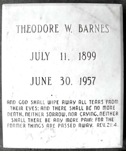 Theodore Woodard Barnes
