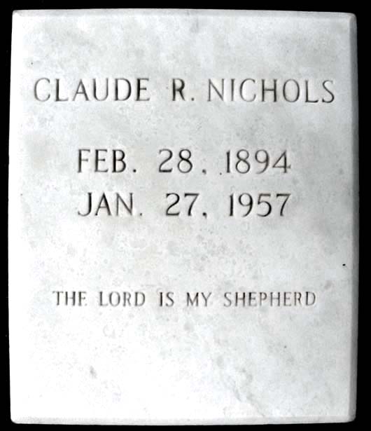 Claude Roscoe Nichols