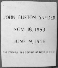 John Burton Snyder