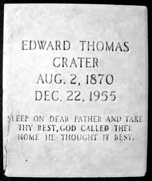 Edward Thomas Crater