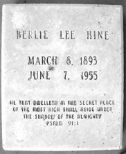Berlie Lee Hine