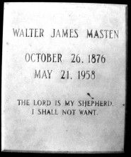 Walter James Masten
