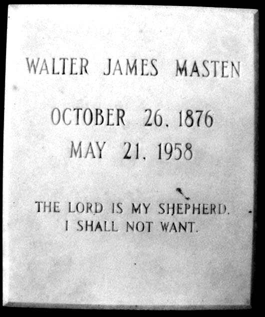 Walter James Masten