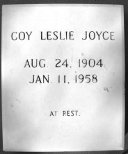 Coy Leslie Joyce