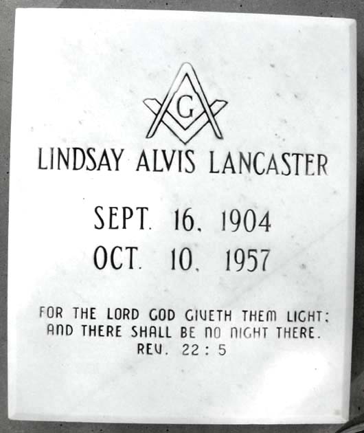 Lindsay Alvis Lancaster