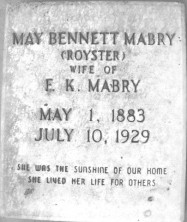 May Bennett Mabry