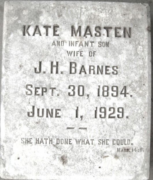 Infant Son Barnes
