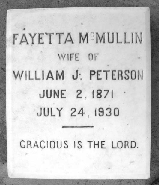 Mary Fayetta Peterson