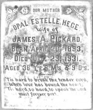 Opal Estelle Pickard