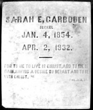 Sarah Elizabeth Garboden