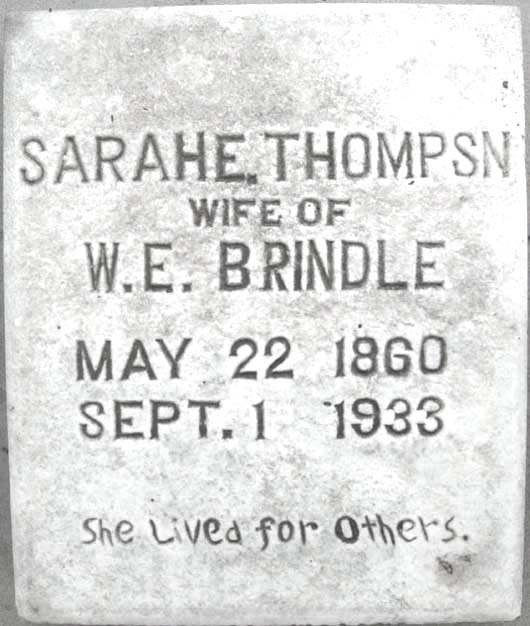 Sarah Elizabeth Brindle