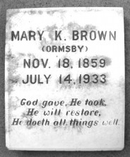 Mary Catherine Brown