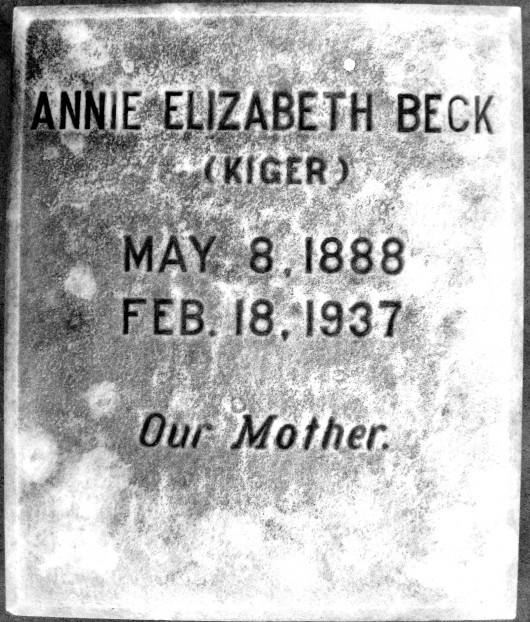 Annie Elizabeth Beck