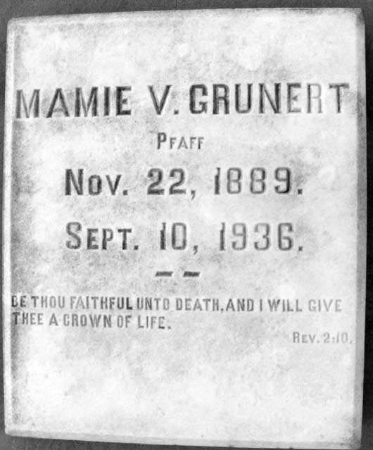 Mamie V. Grunert