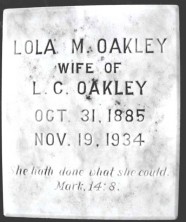 Lola  Oakley
