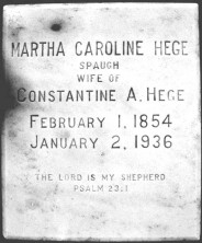 Martha Caroline Hege