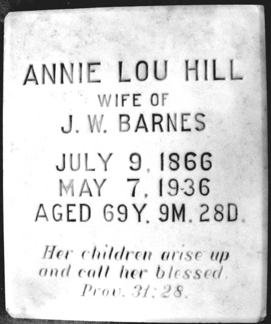 Annie Lou Barnes