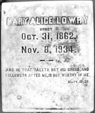 Mary Alice Lowry