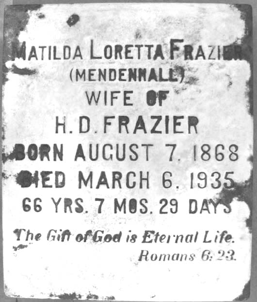 Matilda Loretta Frazier