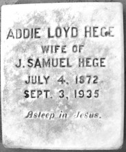 Addie  Hege