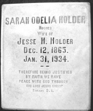 Sarah Odelia Holder