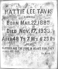 Hattie Lee Tavis