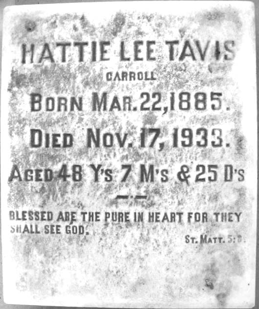 Hattie Lee Tavis