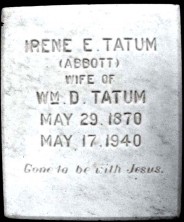 Irene Elizabeth Tatum