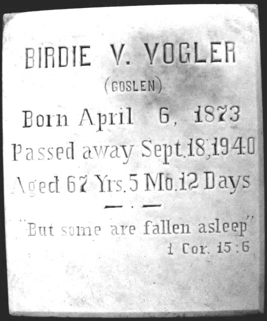 Birdie Viola Vogler