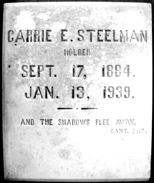 Carrie Elizabeth Steelman