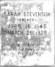 Sarah Cornelia Stevenson