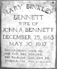 Mary  Bennett