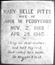 Mary Belle Peddycord