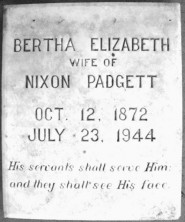 Bertha Elizabeth Padgett