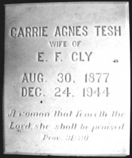 Carrie Agnes Cly
