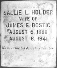 Sallie Lula Bostic