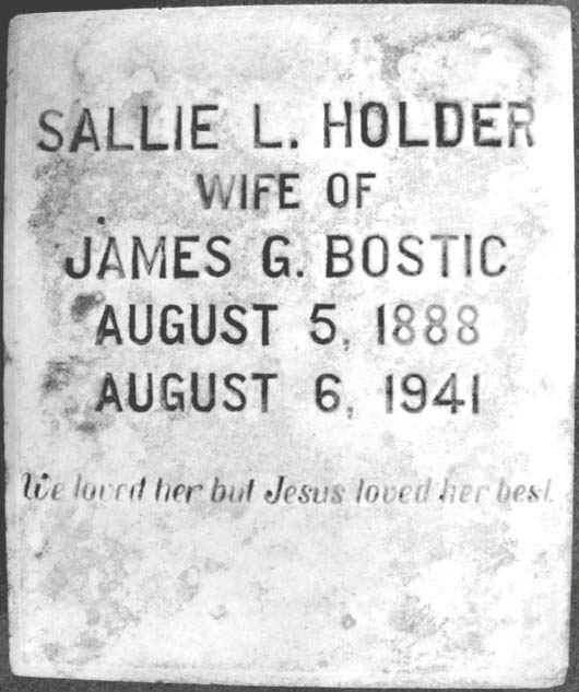 Sallie Lula Bostic