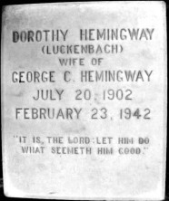 Dorothy Frances Hemingway