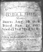 Lydia Lavinia Shore