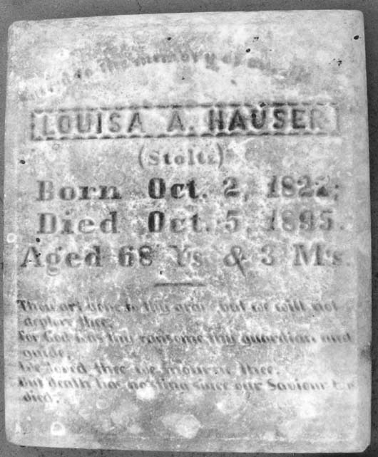 Louisa Amelia Hauser