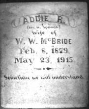 Addie Rosina McBride