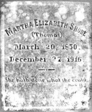 Martha Elizabeth Shore
